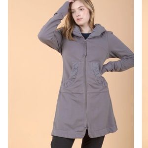 Prairie Underground Long Cloak Hoodie Dior Gray